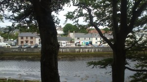 Bus on inner harbour