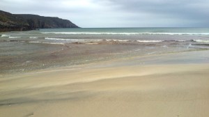 Colours of Cliobh bay water