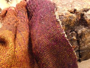 Red tweed sphagnum detail