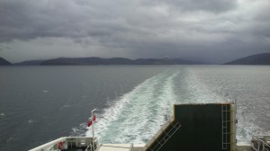 Suddenly out of the distance