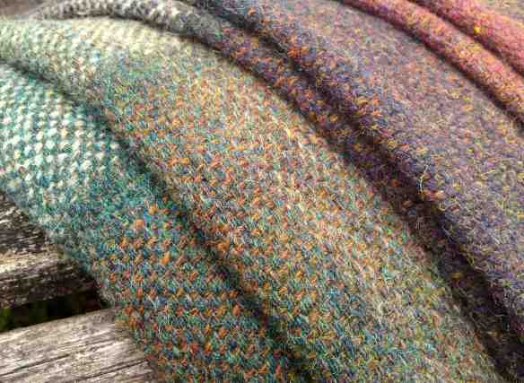 Tweed Harris picnic blanket pair close