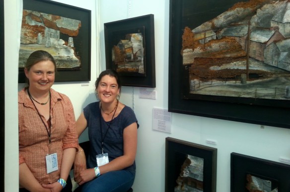 Lisa Wisdom wriggly tin art