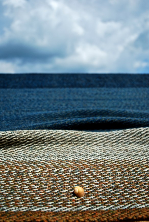 Large sea shawl portrait cloud shell